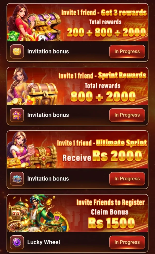 Rewards and Bonuses offered by 666Rs App